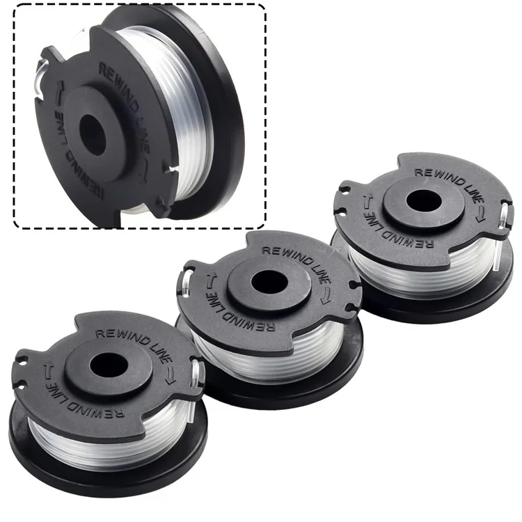 2pcs TLE-03 Spool Para Einhell GE-CT 18 / 28 Li Tc-solo / Rolo de Arame de Cortina de Cortador de Grama Li-solo
