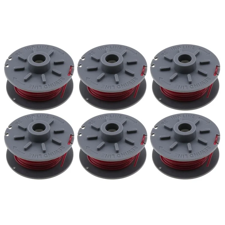 6Pcs For Gardena Turbotrimmer Smallcut Lawn Mower Spool Nylon Rope Reel, 05364-20 / TLGA-04