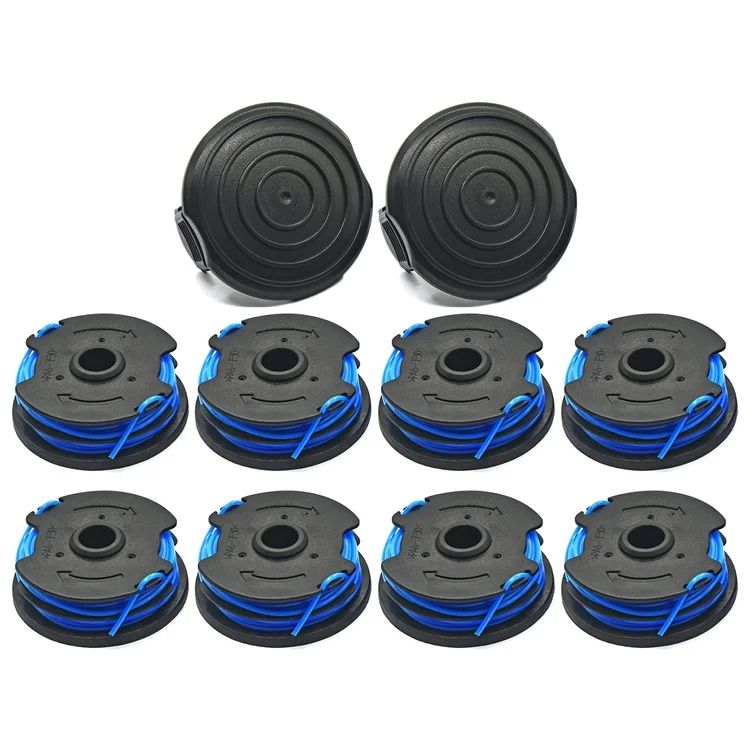 Tlw-04 + Tlw-05 8pcs Ersatzspuler + 2pcs Spool Cap Für Hafenfracht Bauer 20115e-b Bauer Bauer Bauer 5.5amp 15 in Elektroschnur Trimmer