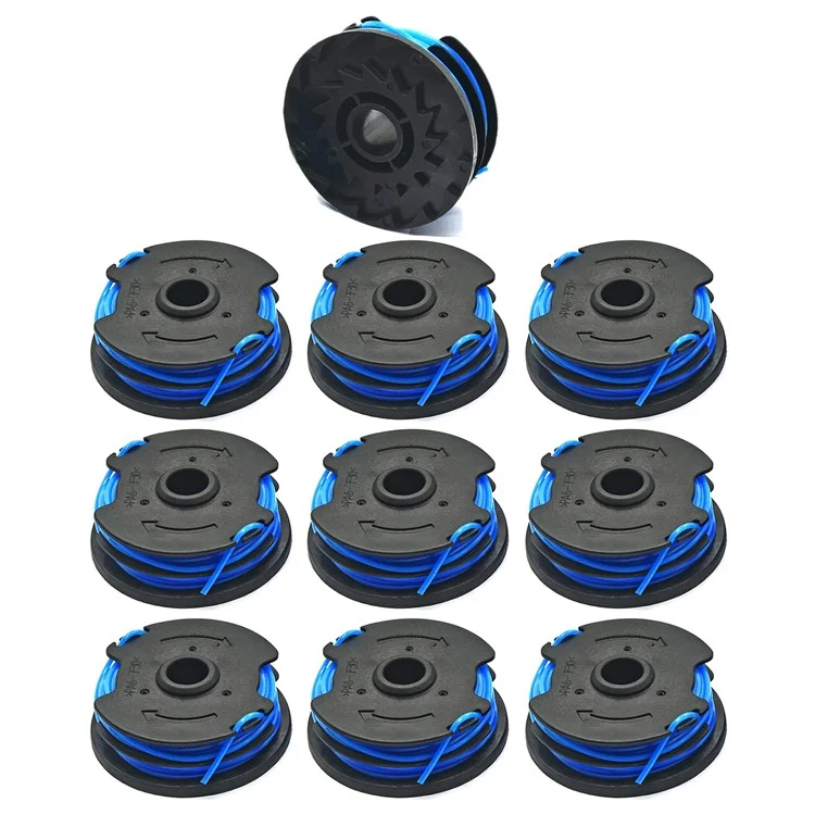 TLW-04 10Pcs Replacement Spool for Harbor Freight Bauer 20115E-B Bauer Corded BAUER 5.5Amp 15 in Electric String Trimmer
