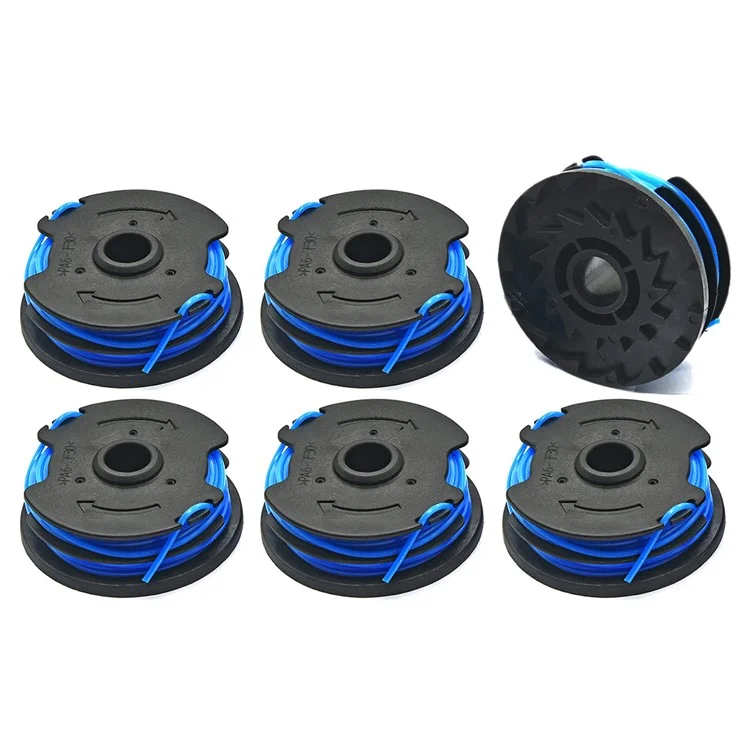 TLW-04 6Pcs Replacement Spool for Harbor Freight Bauer 20115E-B Bauer Corded BAUER 5.5Amp 15 in Electric String Trimmer