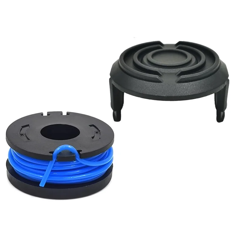 Tlw-01 + Tlw-01-1 1pc Ersatzspuler + 1pc Spool Cap Mower Set Für Hafenfracht Bauer 19115c-b 20V Cordless Mäher