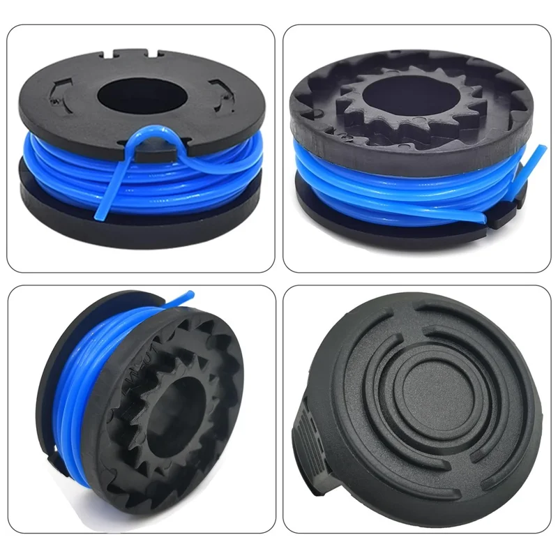 Tlw-01 + Tlw-01-1 1pc Ersatzspuler + 1pc Spool Cap Mower Set Für Hafenfracht Bauer 19115c-b 20V Cordless Mäher