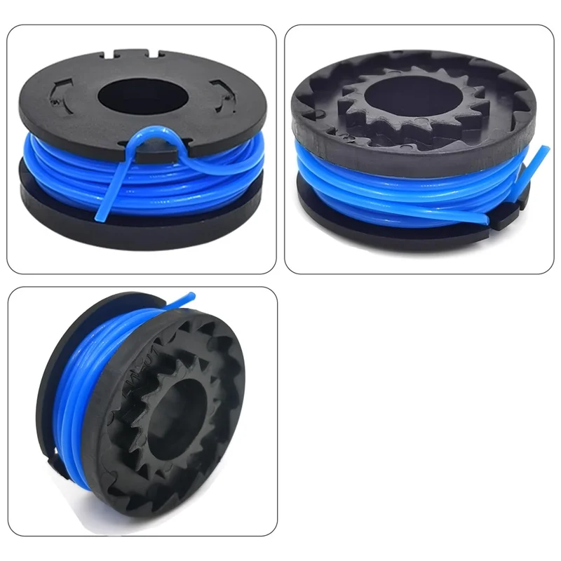 TLW-01 12Pcs Replacement Spool Mower Accessory for Harbor Freight Bauer 19115C-B 20V Cordless Mower