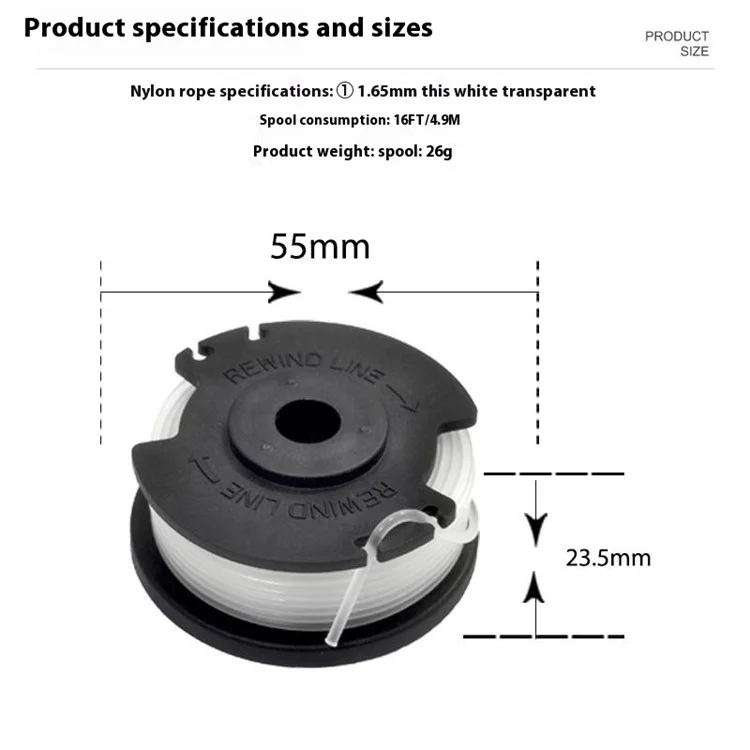 TLH-02 Spool di Sostituzione da 1 pc Per Iper Resistente 20 v Max HT22-401-03-05 / HT-19-401-003-06 / HT19-401-003-07
