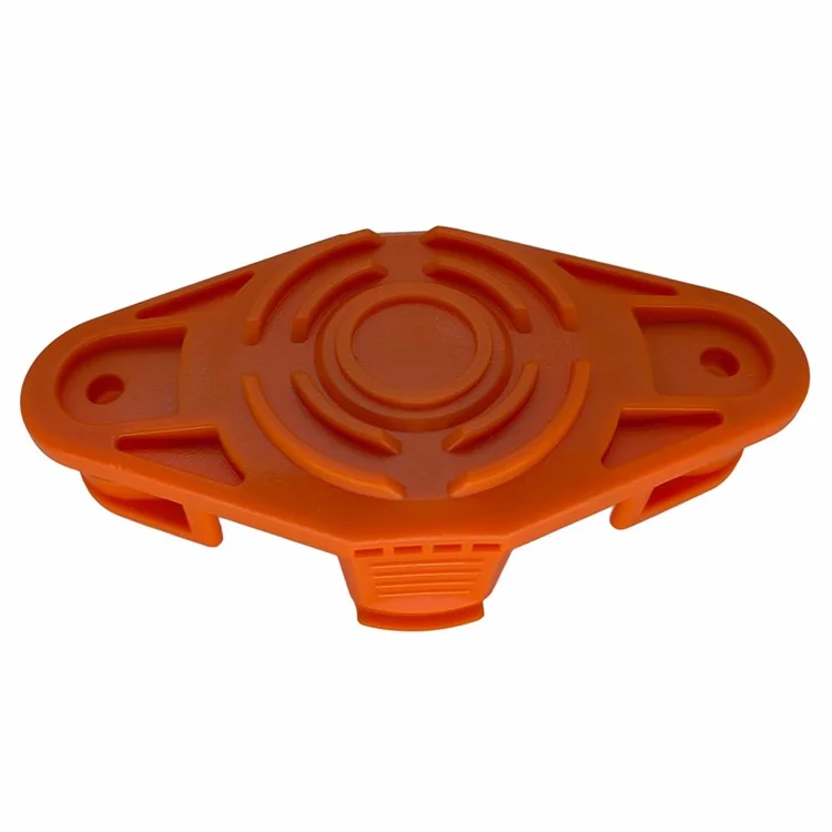 Trimmer Head + 20 Blades for Worx WG175  /  WG165  /  WG163  /  WG151  /  WG150 Lawn Mower Part, EVW-01+RS-0001 Orange
