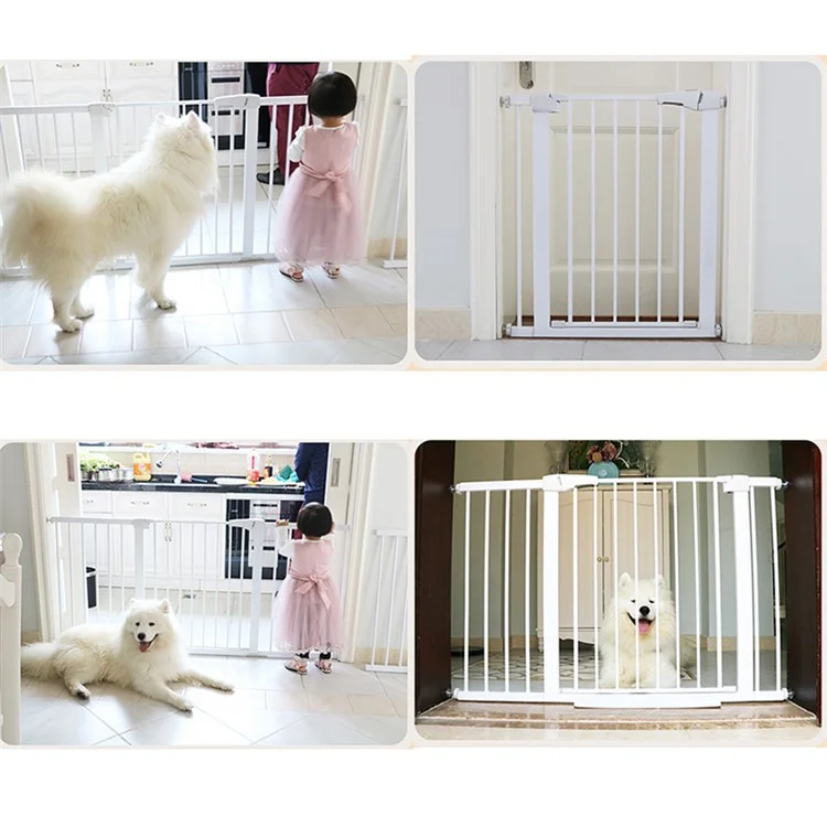 DODOPET ML-101 No Drill Dog Fence Gate Child Protective Fence Baby Safety Gate, Versione standard