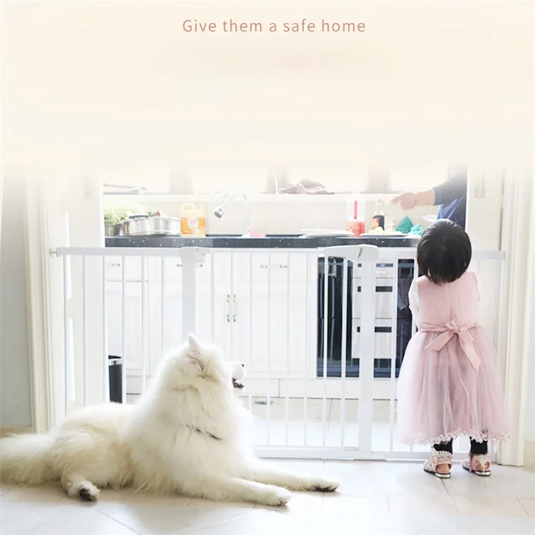 DODOPET ML-101 No Drill Dog Fence Gate Child Protective Fence Baby Safety Gate, Versione standard