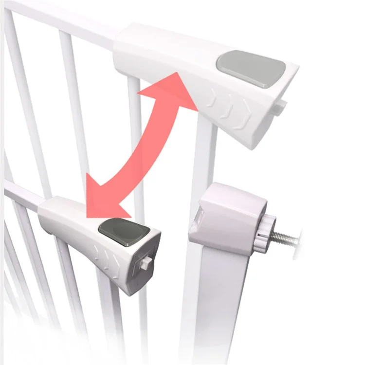 DODOPET ML-101 No Drill Dog Fence Gate Child Protective Fence Baby Safety Gate, Versione standard