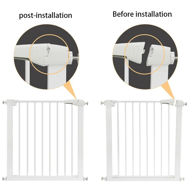 Dodopet ML-101 Kein Drill Dog Face Gate Child Protective Zaun Baby Safety Gate, Standardversion