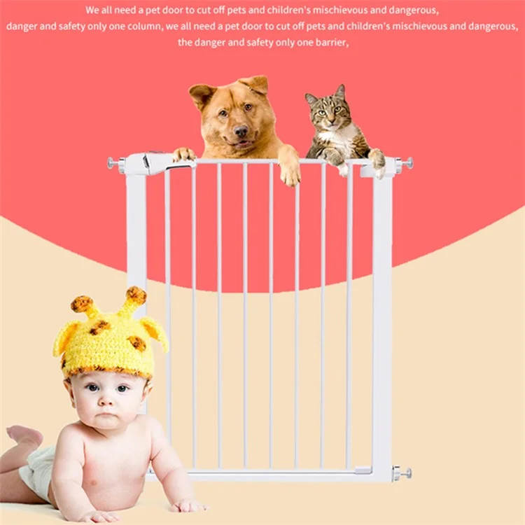 DODOPET ML-101 No Drill Dog Fence Gate Child Protective Fence Baby Safety Gate, Versione standard