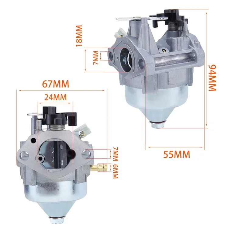 16100-Z9L-811 For Honda GCV170LA HRN216 HRX217 Lawn Mower Alloy Carburetor Air Filter Kit