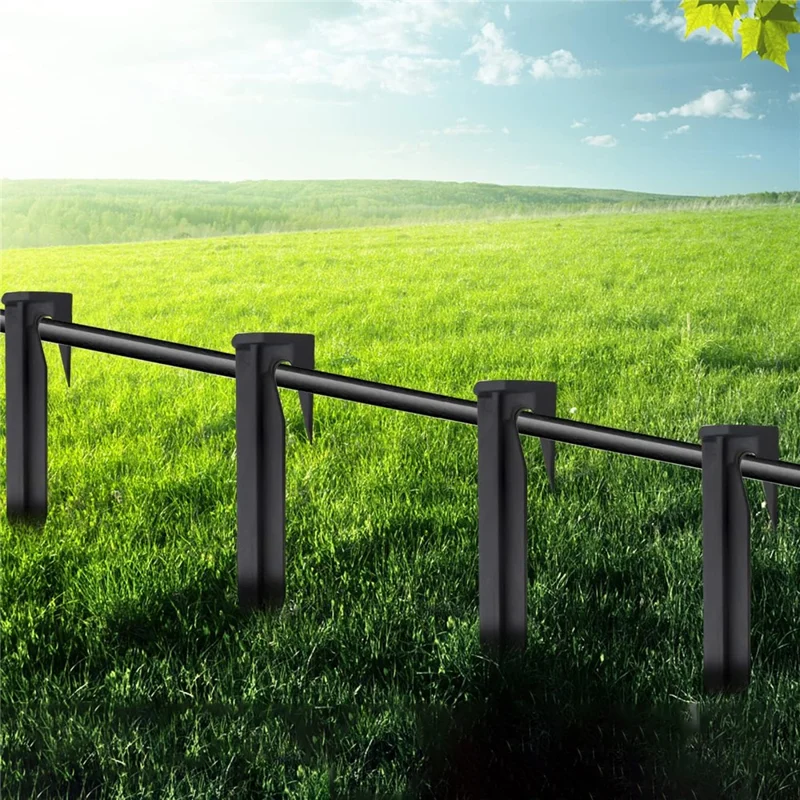 300Pcs 8.5cm Lawn Mower Ground Staples Edging Stakes Plastic Yard Garden Boundary Wire Anchor Pegs