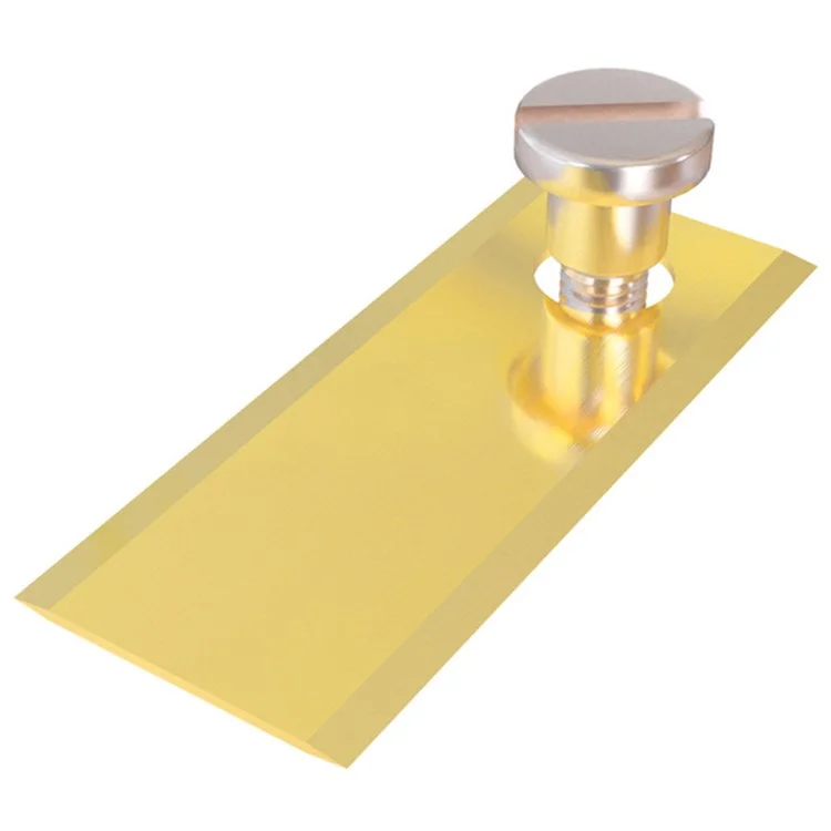 30 piezas para cortacésped BIGMOW, cuchillas de repuesto de acero inoxidable con un solo orificio, 42.5x17.5x0.6mm - Dorado