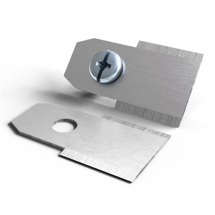 30 piezas para cortadora de césped Husqvarna, cuchillas de corte de repuesto de acero inoxidable, 35x18mm - Plateado