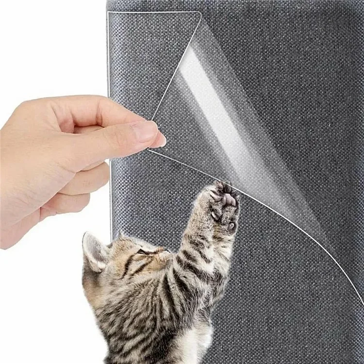 20x500CM Clear PVC Furniture Protector Anti Pet Scratch Sofa Mat Couch Protector