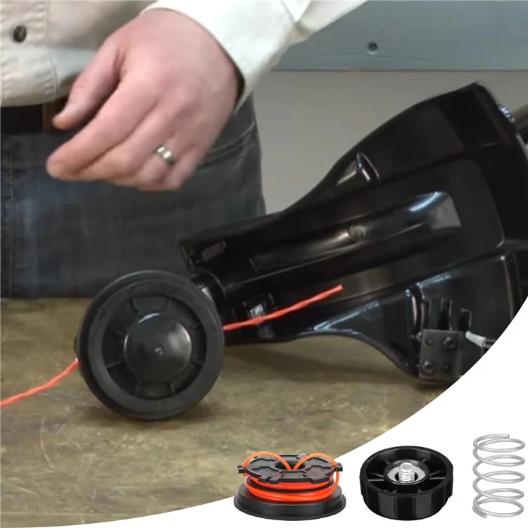 3 bobinas de repuesto con muelle compatibles con MTD 791-BQ01642 791-610317 791-610317B