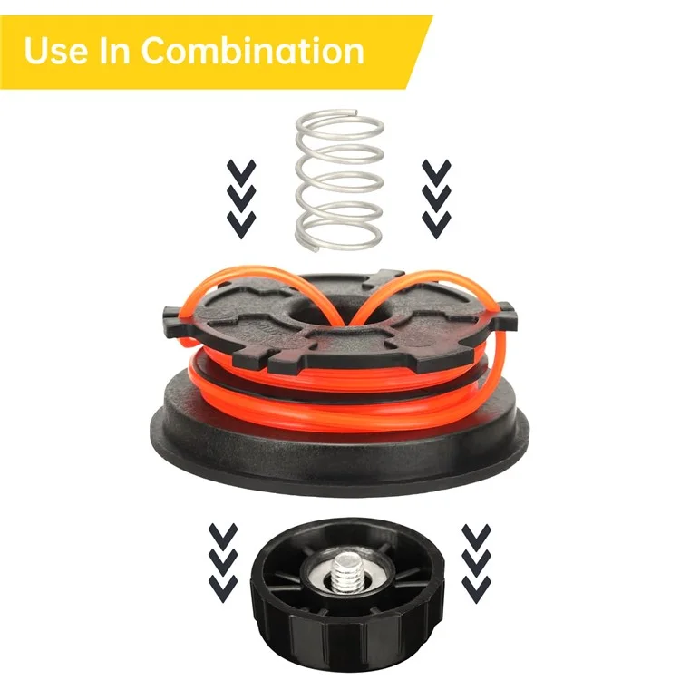 3 bobinas de repuesto con muelle compatibles con MTD 791-BQ01642 791-610317 791-610317B