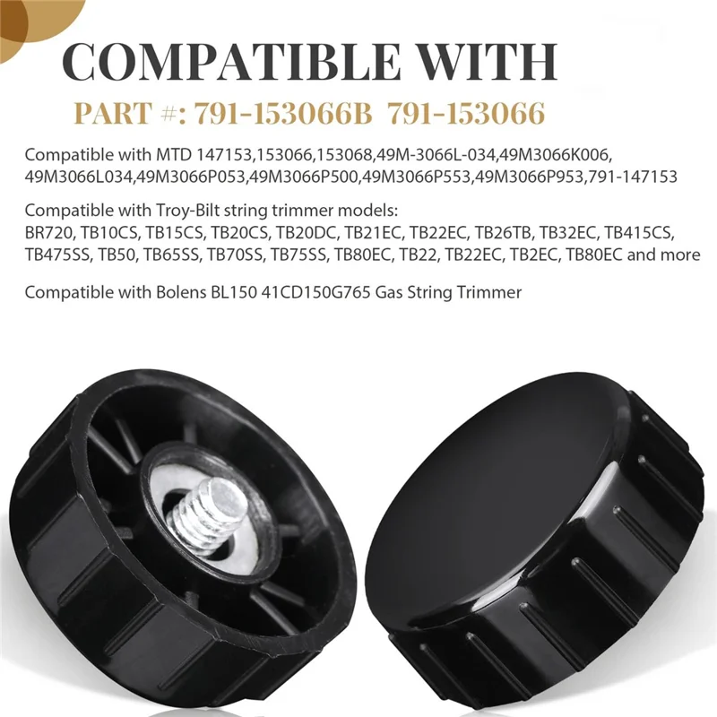 Ensemble de bouton de choc de tondeuse à gazon MTD, pièce de rechange 791-153066 / 791-153066B