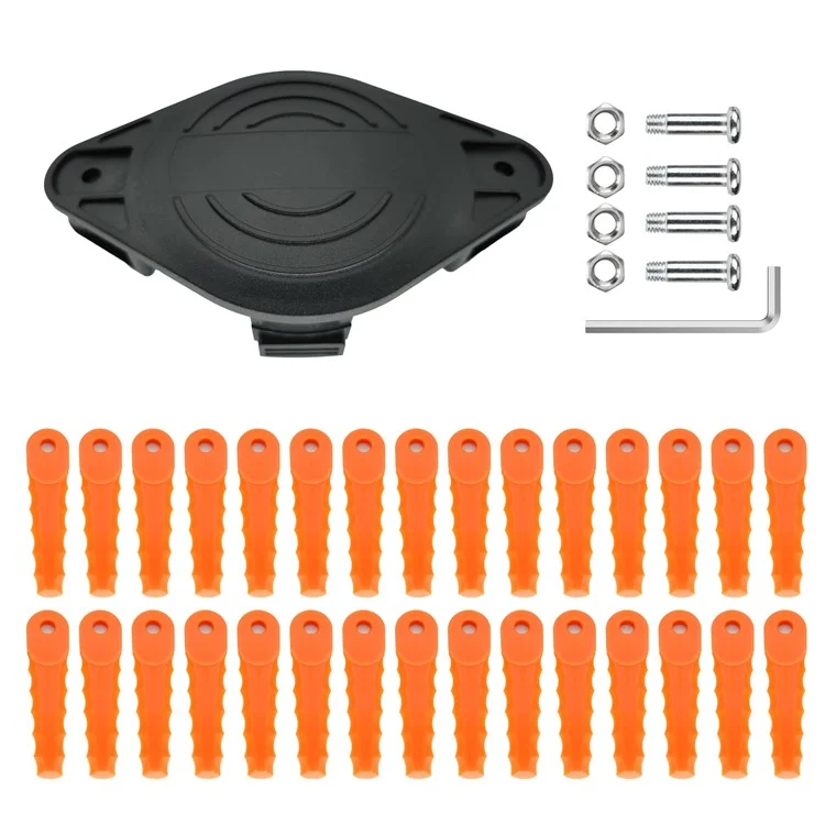 Für Black & Decker EVBD-01 Rasenmäher Trimmer Kopf mit 30 Klingen