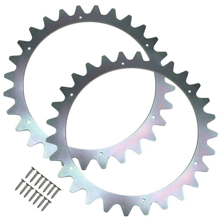 TLWH-03 2Pcs Spikes for Husqvarna Automower 315 / 310 / 305 Lawn Mower with 14 Self-Tapping Screws