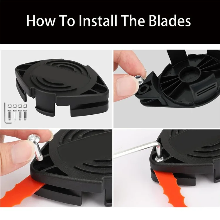 Für BLACK+DECKER EVBD-01 Weed Eater Head Garden Lawn Mower Trimmer Head Mower Tool Zubehör