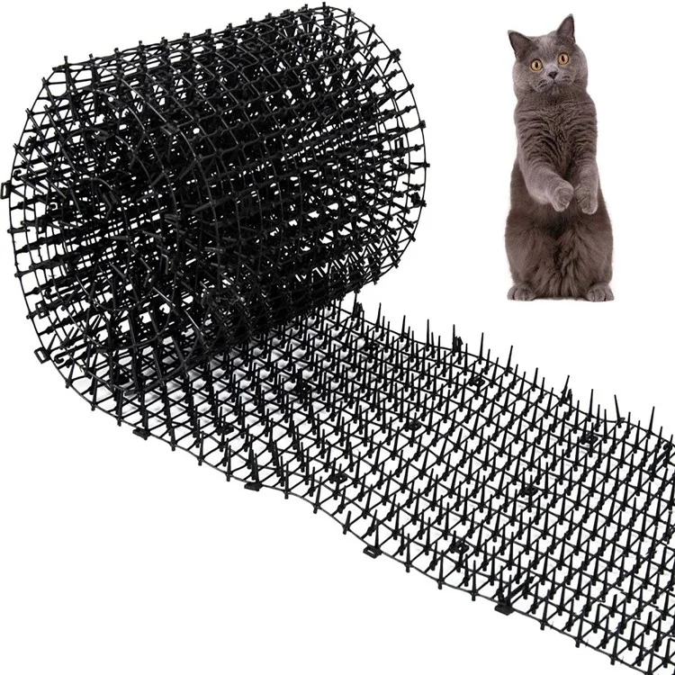 Tappetino Antiscivolo Repellente per Gatti 30CM x 2M Rete di Protezione per Giardini, Aiuole e Prati per Allontanare gli Animali Domestici