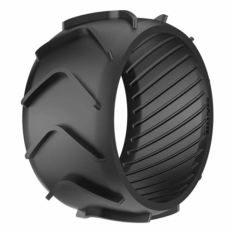 1 Pieza para Worx Landroid M500 M700 S300 M1000 Cortadora de césped robótica Protector de rueda delantera Anti-deslizamiento Protector de rueda de goma 