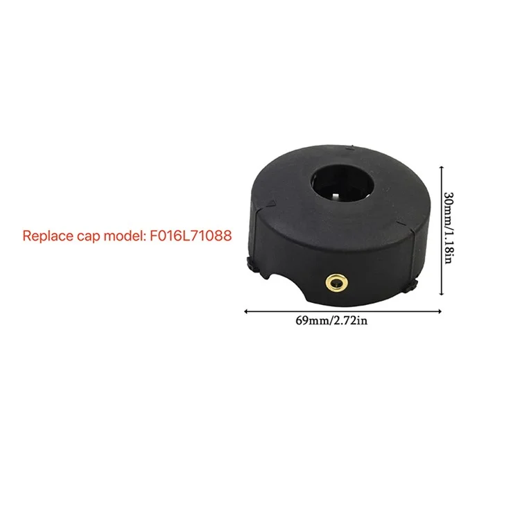 Per Bosch ART 23 Combitrim / ART 26 Combitrim Tosaerba 4Pcs Spool Cap, F016L71088