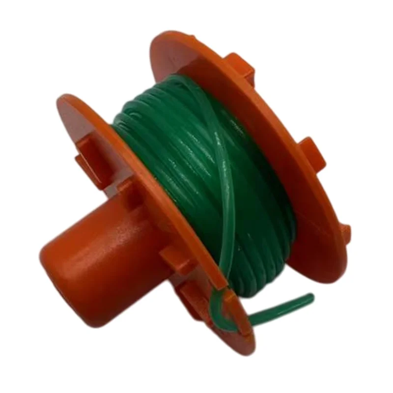 For Gardena Turbotrimmer Smallcut Lawn Trimmer 8 Nylon Rope Spool + 2 Spool Cap Set, 05367-20 / 05329-20