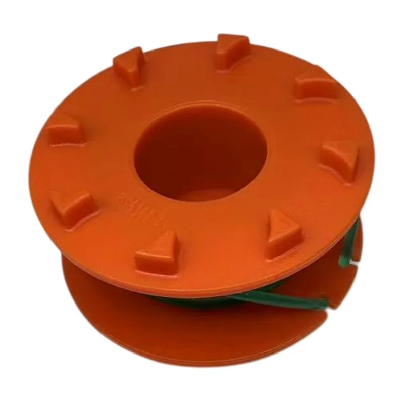 For Gardena Turbotrimmer Smallcut Lawn Trimmer 10 Nylon Rope Spool + 2 Spool Cap Set, 05367-20 / 05329-20