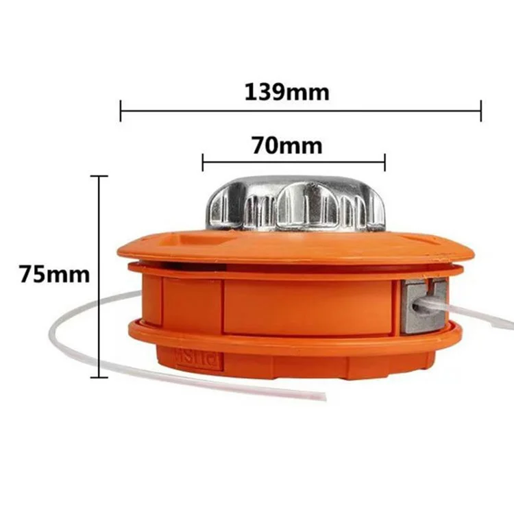Cabeça Automática de Aparador de Grama M10 x 1,25 Rosca Carretéis para Cortador de Grama