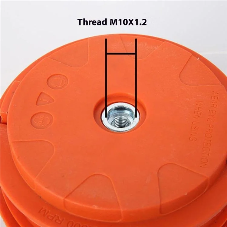 Cabeça Automática de Aparador de Grama M10 x 1,25 Rosca Carretéis para Cortador de Grama