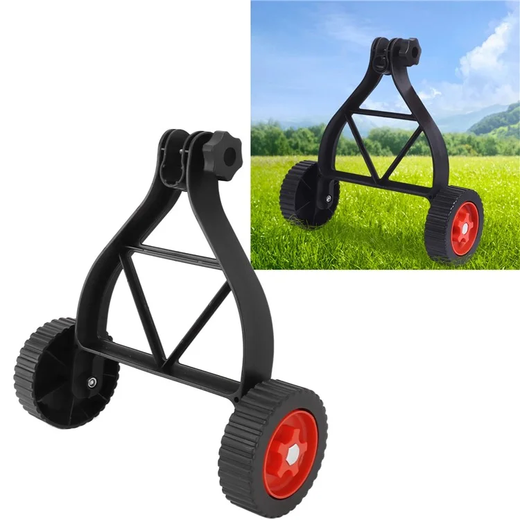 Accessoire de roue auxiliaire pour tondeuse à gazon à batterie lithium-ion de 25 à 28 mm et coupe-bordure