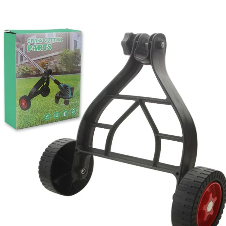 Accessoire de roue auxiliaire pour tondeuse à gazon à batterie lithium-ion de 25 à 28 mm et coupe-bordure