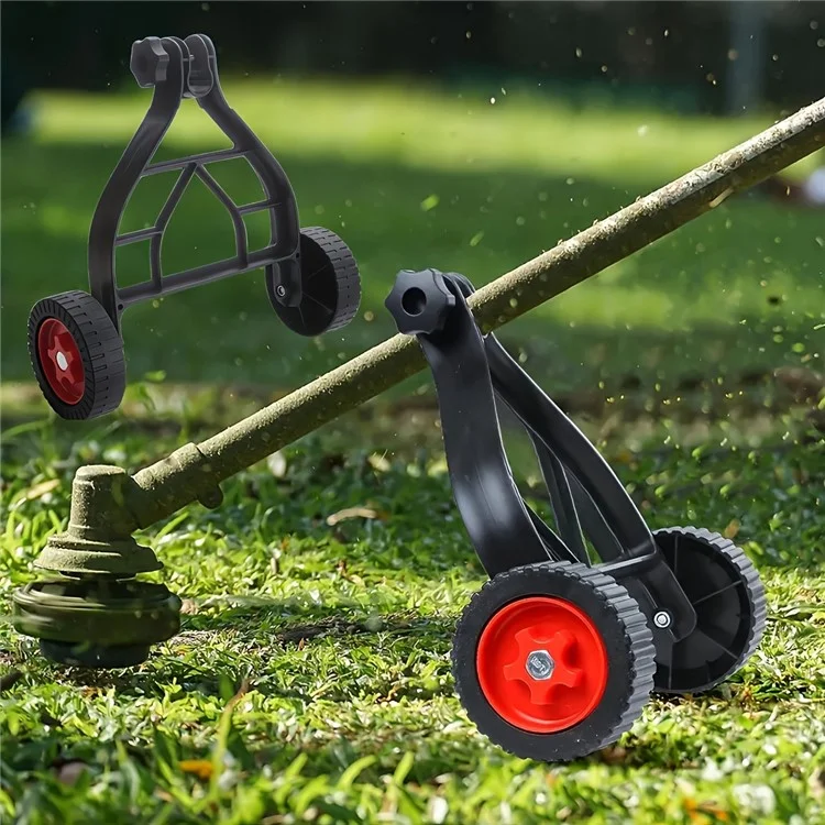 Accessoire de roue auxiliaire pour tondeuse à gazon à batterie lithium-ion de 25 à 28 mm et coupe-bordure