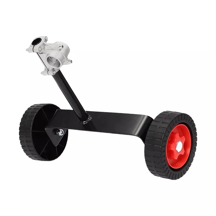 String Trimmer Support Wheels Weed Trimmer Auxiliary Portable Mower Attachment for Grass Cutter - 26 Tube