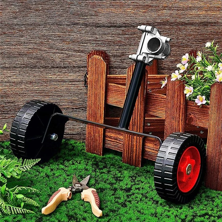 String Trimmer Support Wheels Weed Trimmer Auxiliary Portable Mower Attachment for Grass Cutter - 26 Tube