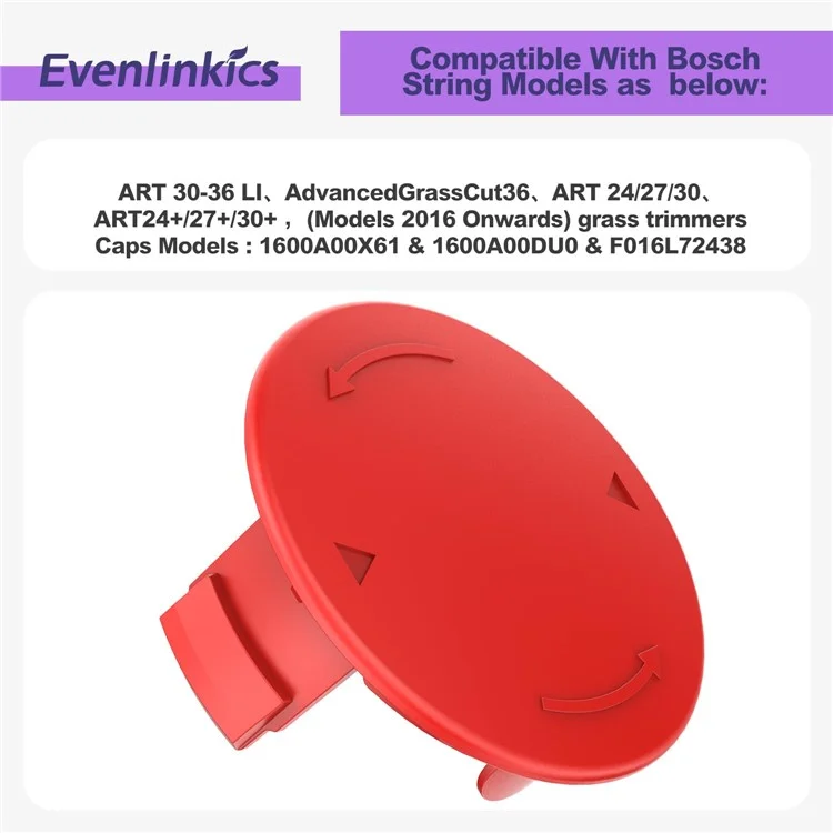 4Pezzi Coperchio di Bobina di Ricambio per Bosch ART 30-36 LI / 24 / 27 / 30, 1600A00X61 / 1600A00DU0 / F016L72438
