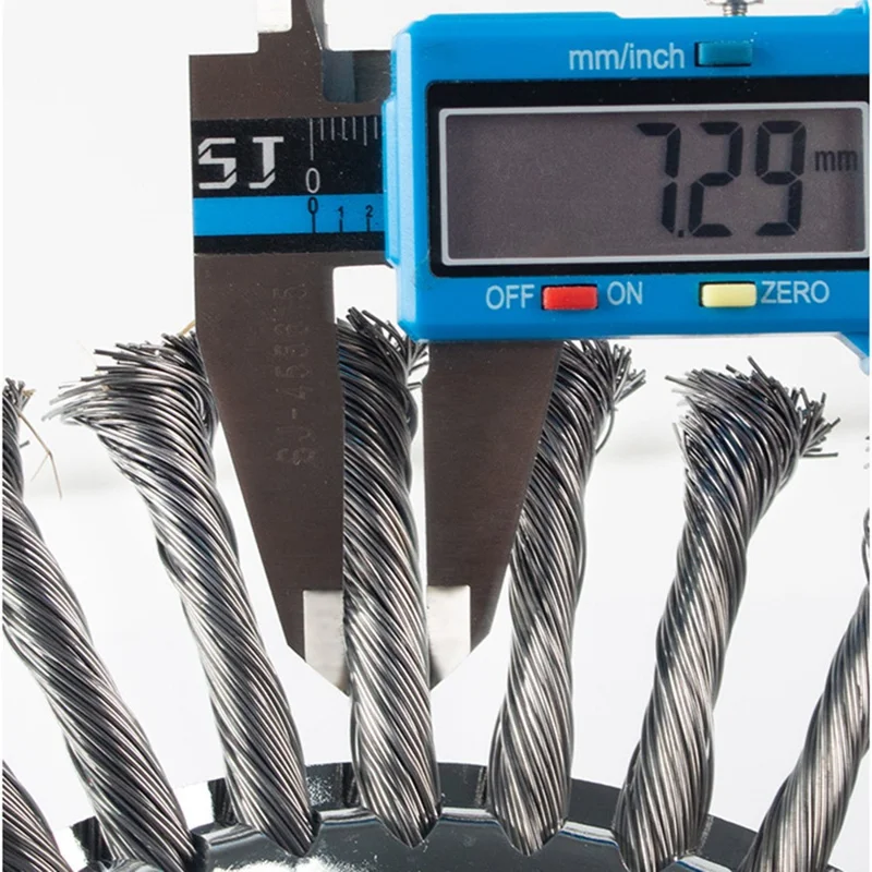 Cabeça de Roçadeira de Jardim de 20 cm com Disco de Arame de Aço Carbono para Corte de Ervas Daninhas, Ferramenta Universal de Aparador de Grama