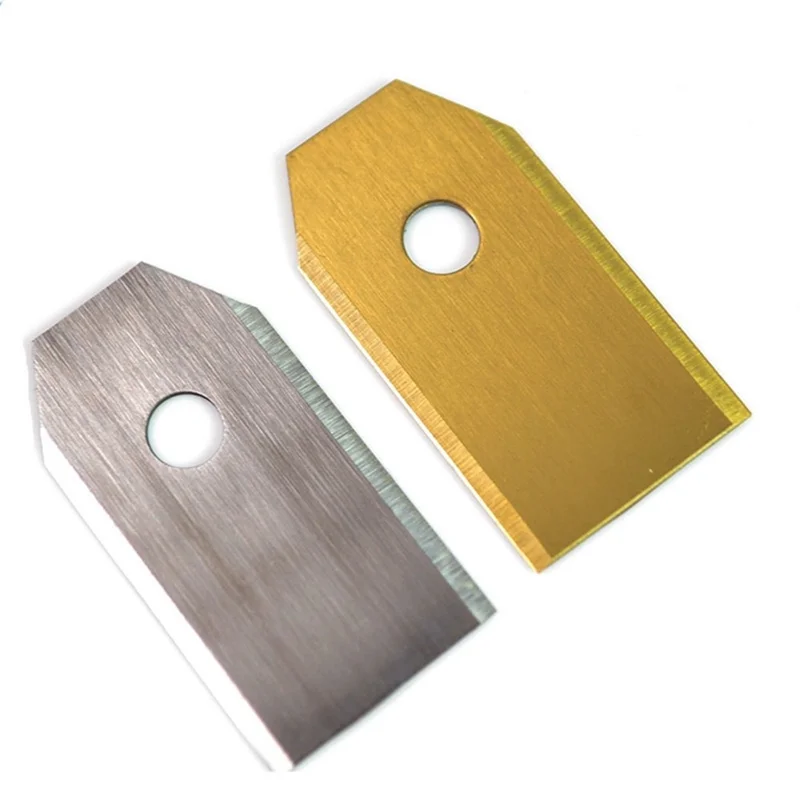 12Pcs 35x18x0.9mm Replacement Blades Stainless Steel with Screws for Ecovacs Goat Robot Mower