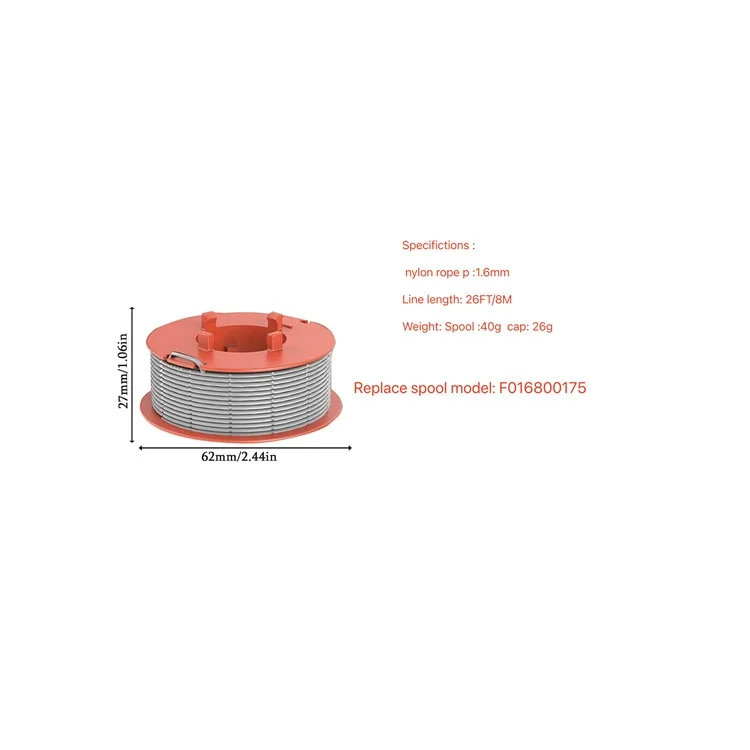 3Pc F016800175 Mower Spool for Bosch ART 30 / ART 23 COMBITRIM Grass Trimmer Spool