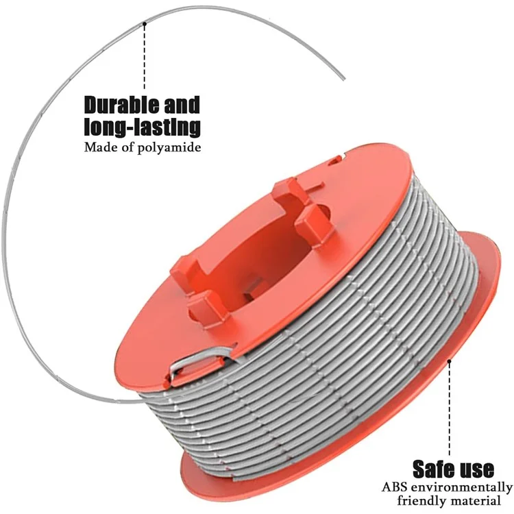 6PCS For Bosch Lawn Mower Trimmer Spool Thread Spool Reel F016800175