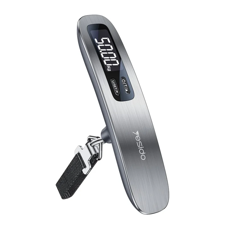 YESIDO MG41 Portable Electronic Luggage Scale 50kg LCD Display Travel Weight Scale - Grey