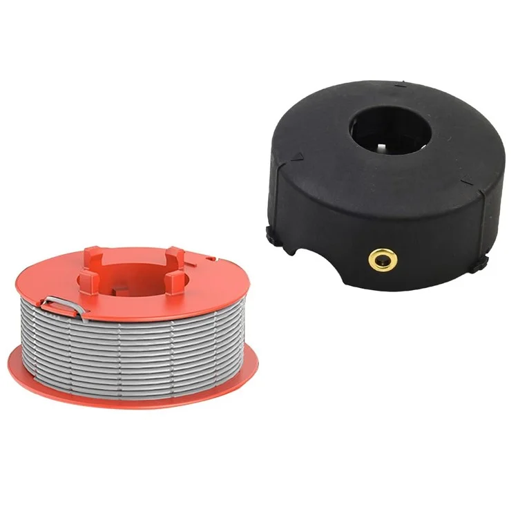Para Bosch ART 23 Combitrim / ART 26 Combitrim / ART 30 Combitrim Cortador de Grama Linha de Carretel + Tampa do Carretel, F016800175 / F016L71088