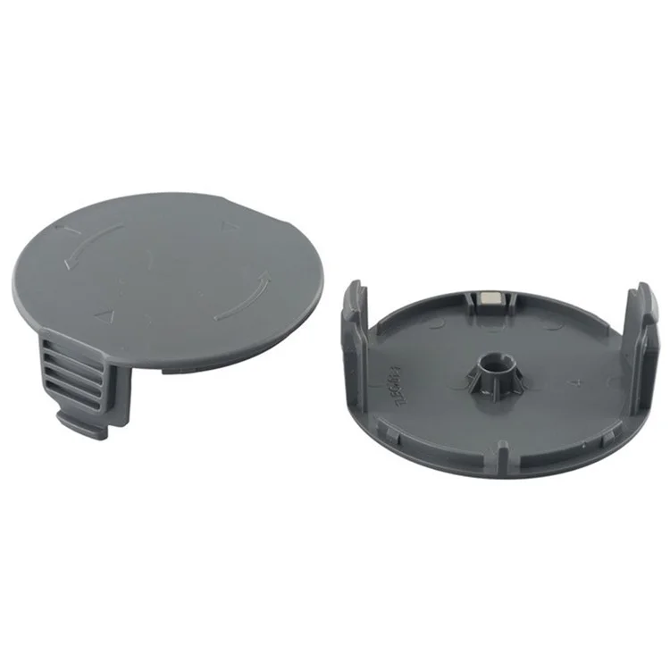 2Stück 1600A01R5J Spulenabdeckung für Bosch Universal Grasscut 18 / Grasscut 18-26 / Grasscut 18-260, ABS-Trimmerspulenkappen
