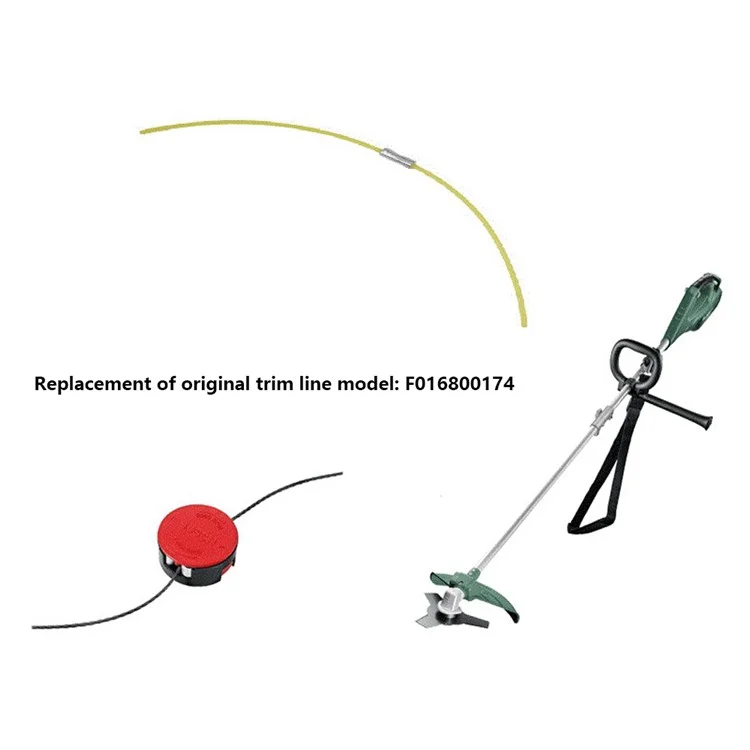 20 штук F016800174 Нейлоновая линия для Bosch ART 30 Combitrim / ART 30-36 LI, запасная леска для триммера с пряжкой