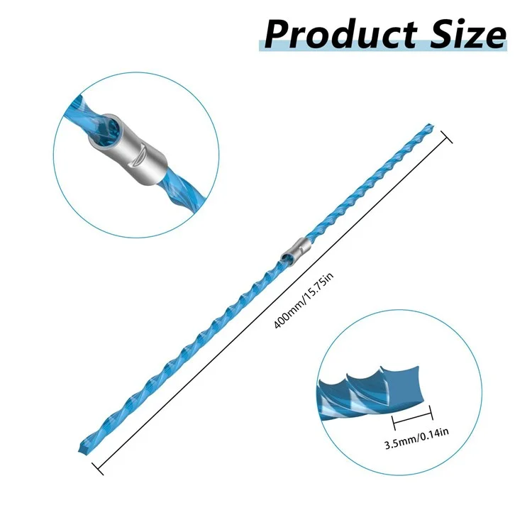 A6487 20Pcs Fio de Linha para Roçadeira Black & Decker GL680 / GL685 / GL690 Linha de Espátula de Nylon com Fivela