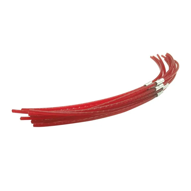 10 шт. Триммерная леска F016800181 для Bosch ART 26 Combitrim Brush Cutter 39 см Нейлоновые полоски с застежкой, красные