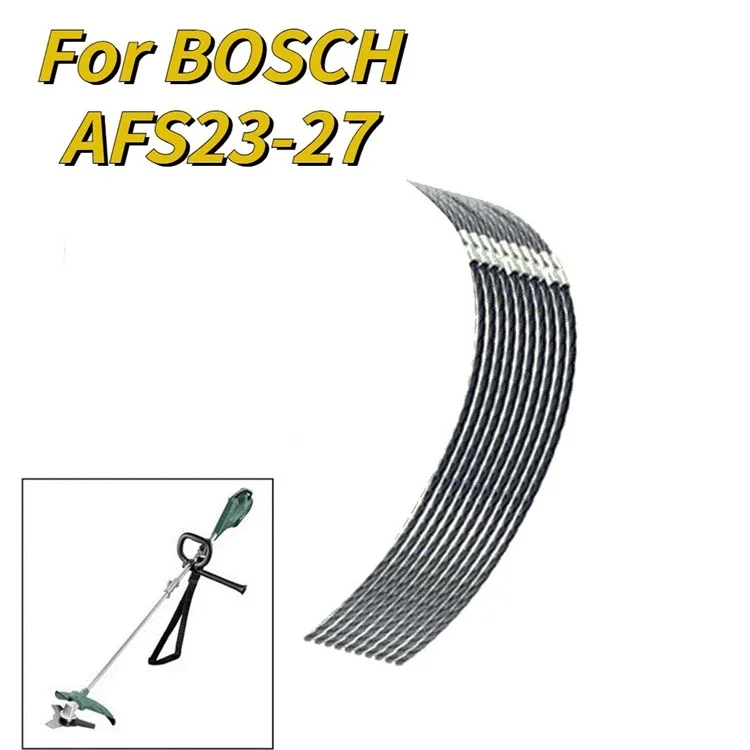 F016800431 30 шт. Сменная леска для триммера Bosch AFS 23-37 Нейлоновая ложечная леска с пряжкой